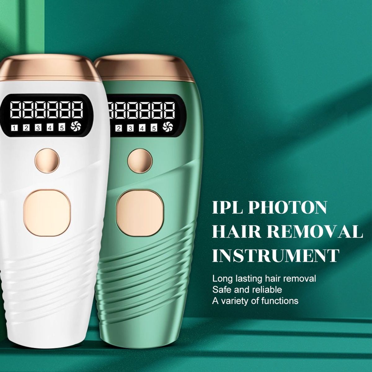 VATYERTY - Máquina de depilación láser IPL para mujeres 990000 Blanco