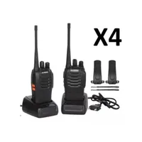 4 Radio Transmisor Walkie Talkie Bf-777s Woki Toki