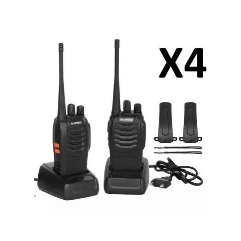BAOFENG - 4 Radio Transmisor Walkie Talkie Bf-777s Baofeng Woki Toki