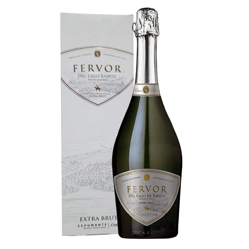CASA SILVA - Espumante Casa Silva Fervor Lago Ranco Brut - Amarillo