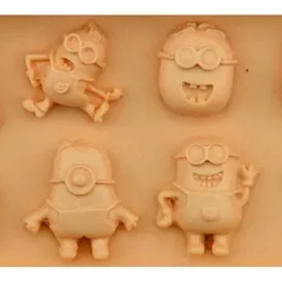 GENERICO - Molde Silicona Resina Uv Collar Llavero Minions