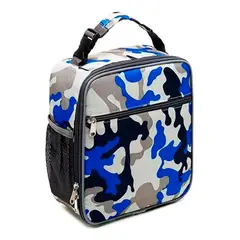 OFERTABKN - Lonchera Térmica Portátil Hombre Bolsa Del Almuerzo Azul