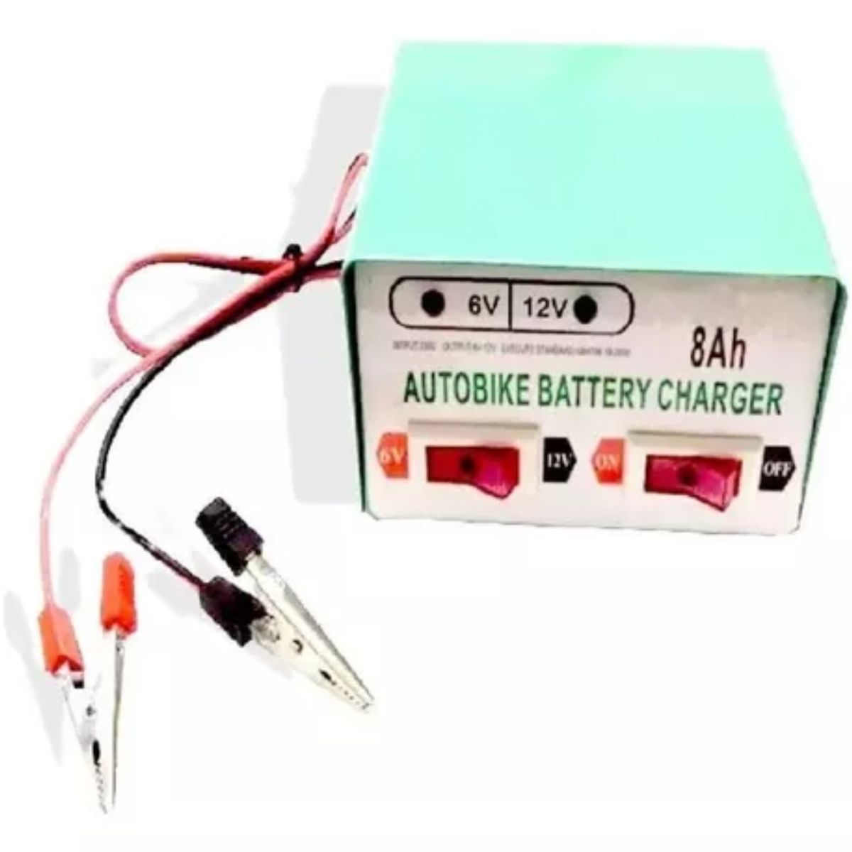 DBLUE - CARGADOR DE BATERÍA 12V 6V 8AH AUTOS Y MOTOS DBLUE