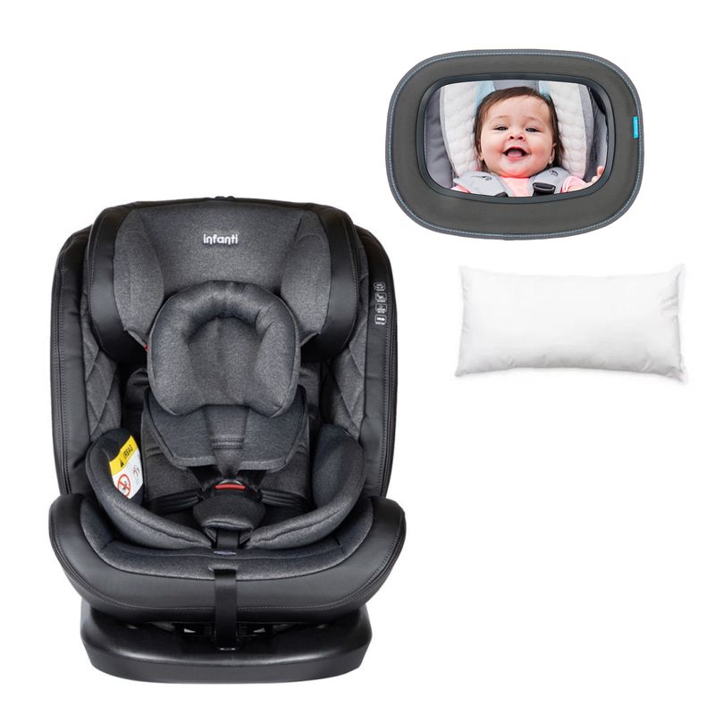 INFANTI - Silla auto I-Giro 360°- Espejo - Cojín protector cervical