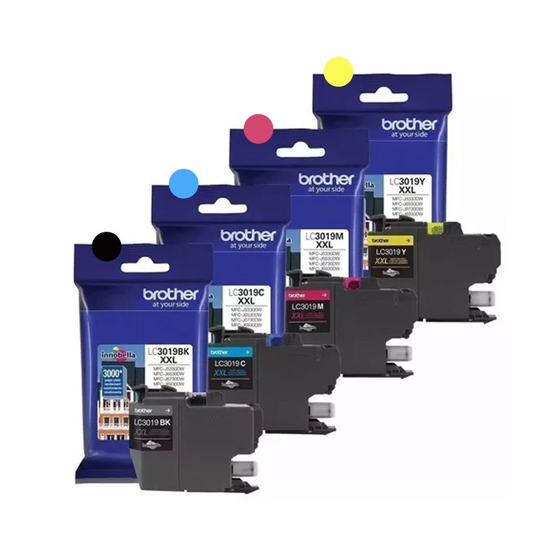 BROTHER - Pack X4 Tintas Brother Lc3019 Xxl Original J5330  j6530  j6730