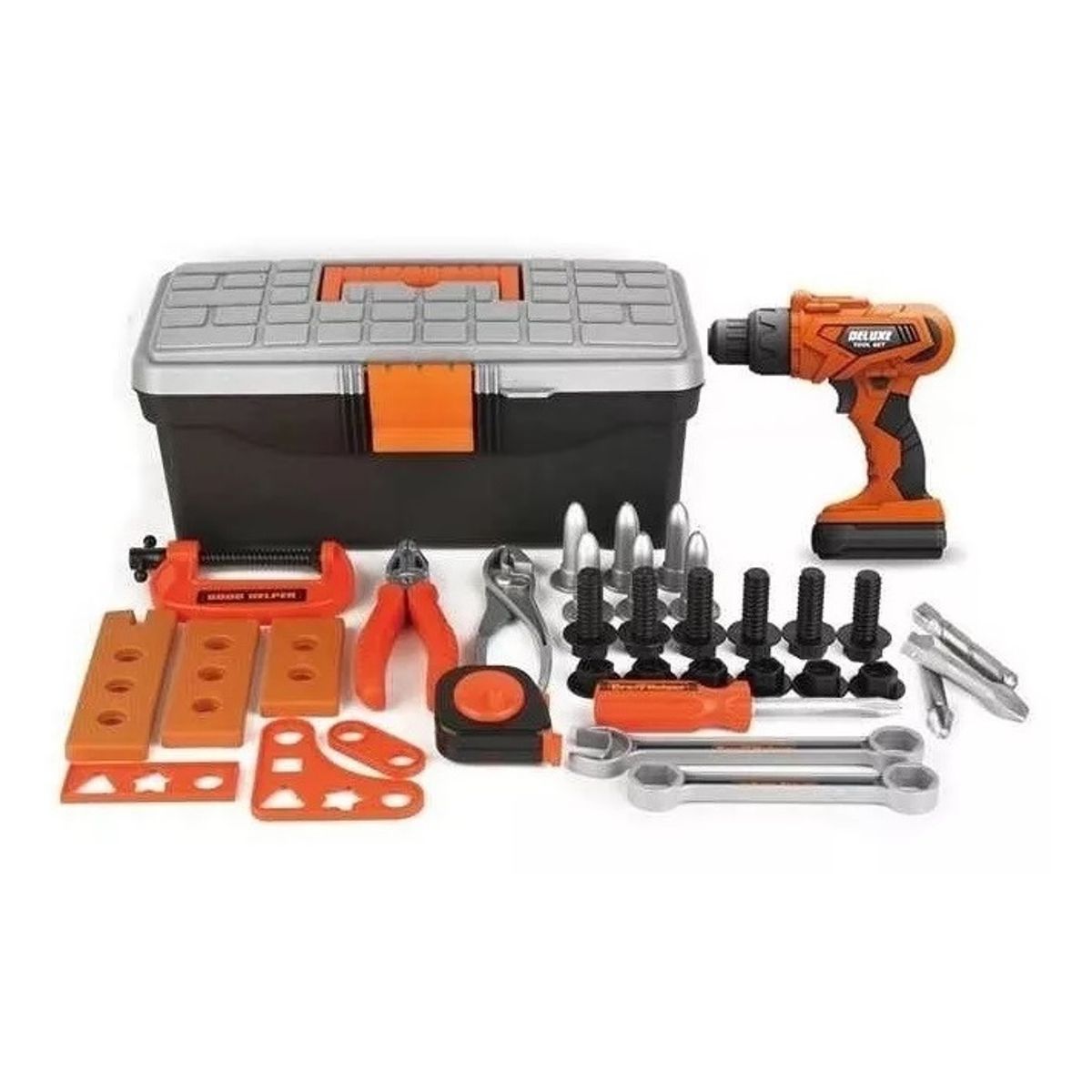 GENERICO - Juguete Caja Herramientas, 35 Piezas Destornillador A Pilas