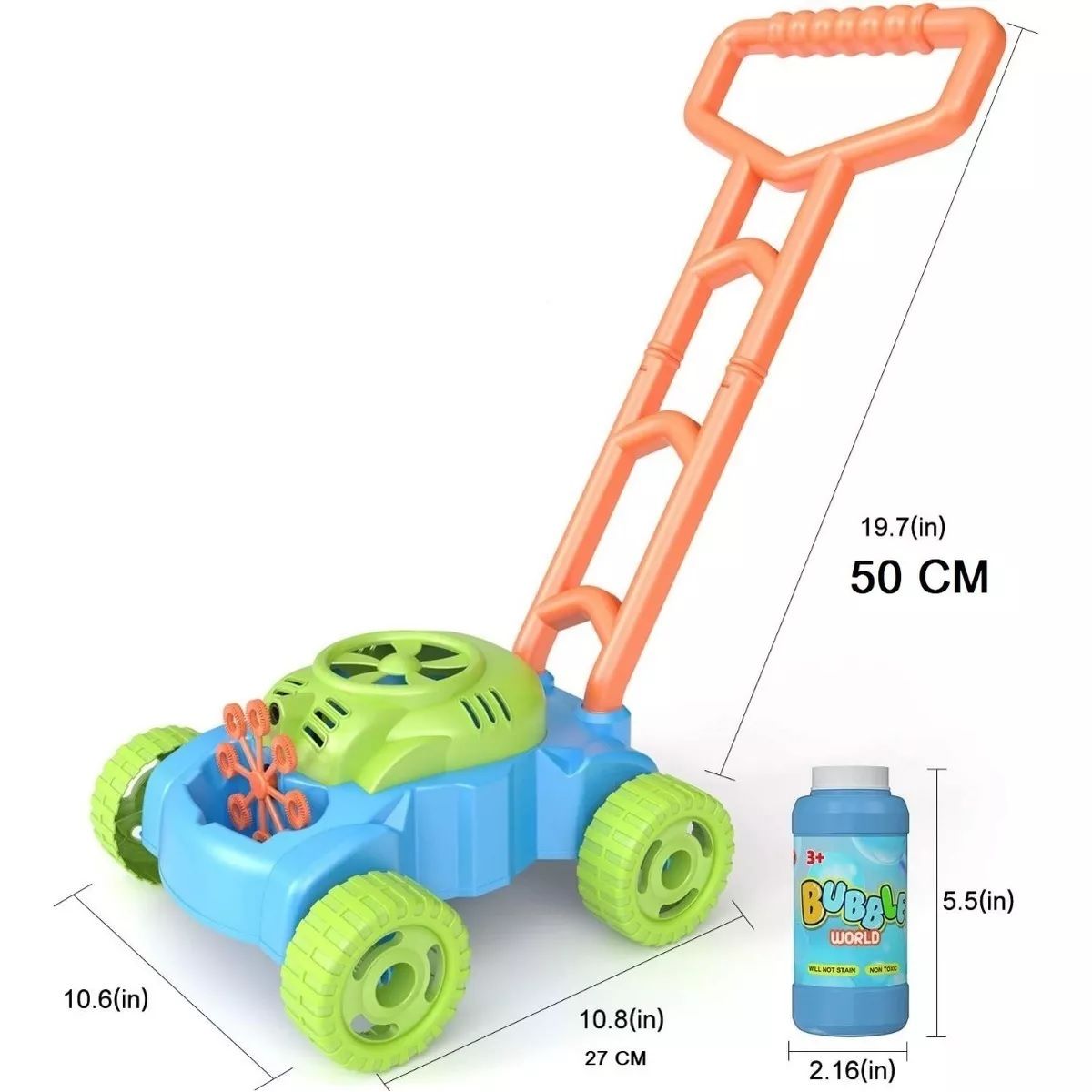 GENERICO - Maquina de Burbujas Corta Pasto con sonidos y música