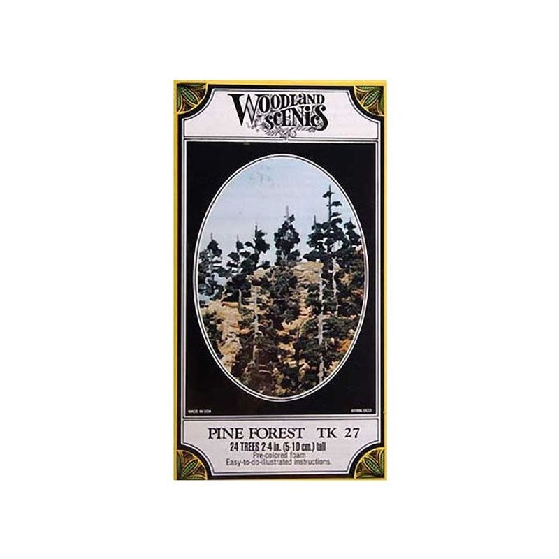 GENERICO - WOODLAND 27 PINE FOREST TREES 2-4 ( 24 )