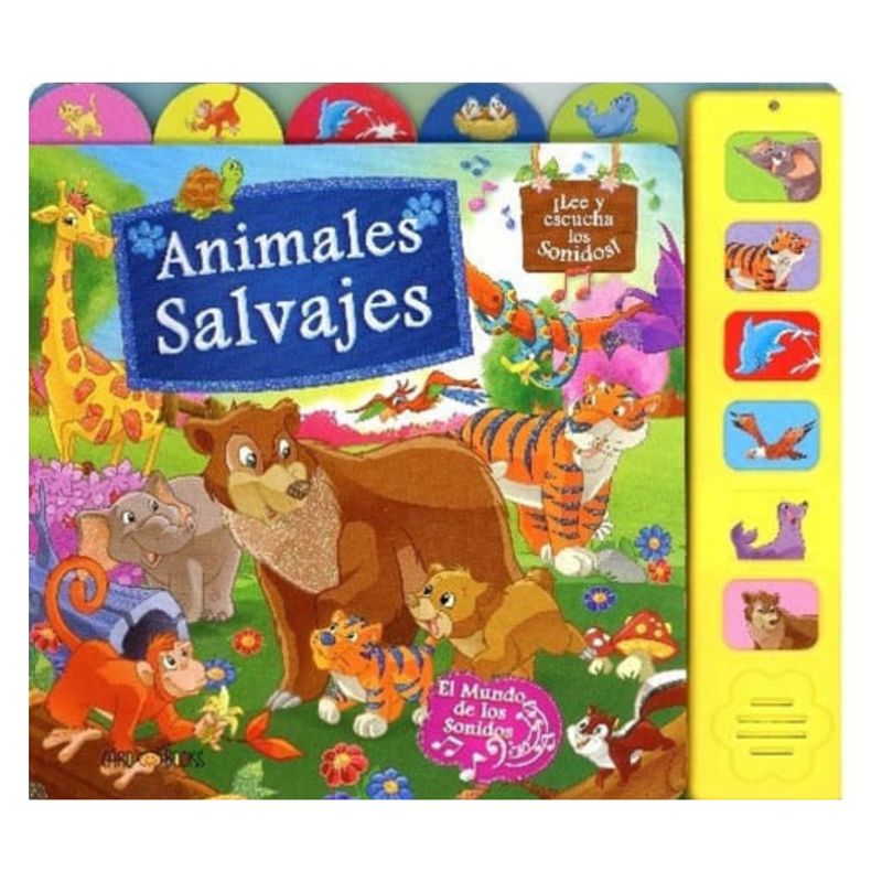 LATINBOOKS - Animales Salvajes - ¡Lee y escucha los sonidos! LATINBOOKS