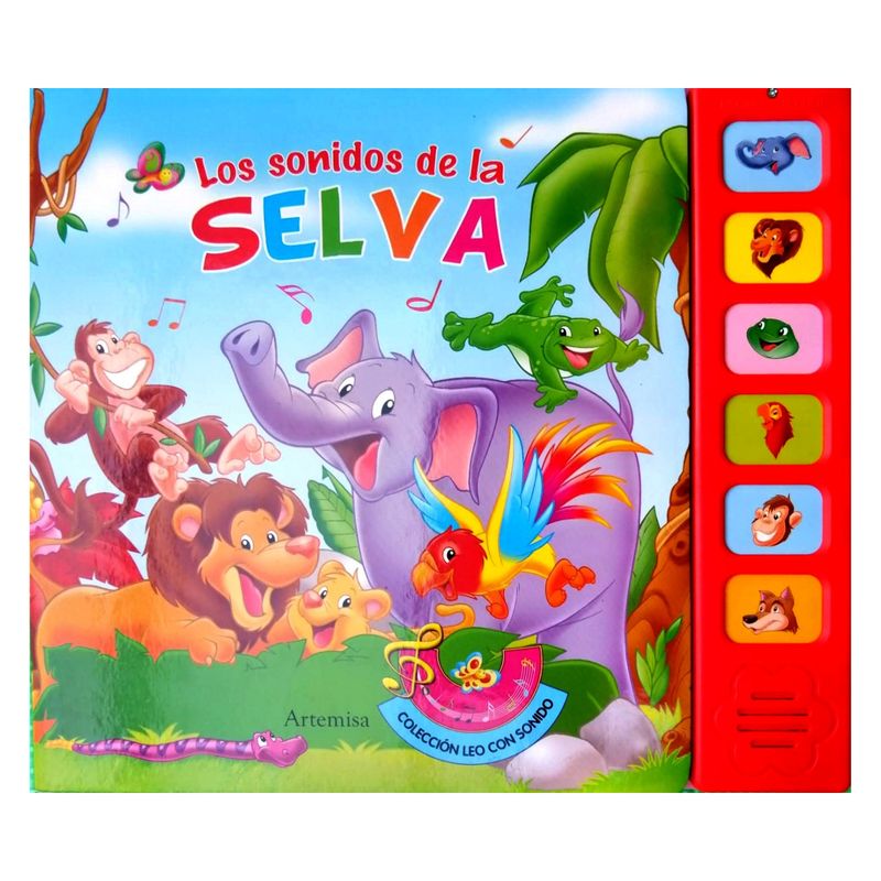 LATINBOOKS - Los sonidos de la Selva - Colección leo con sonido LATINBOOKS