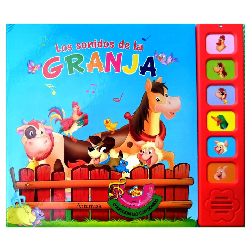 LATINBOOKS - Los sonidos de la granja - Colección leo con sonido LATINBOOKS