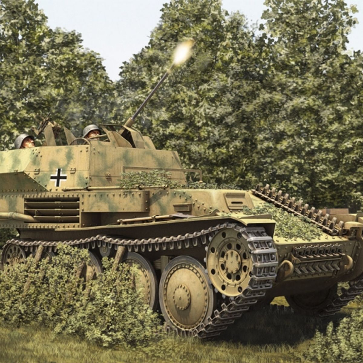 GENERICO - HOBBYBOSS 80140 GERMAN 2CM FLAK 38 PZ KPFW 38 ( T ) 1-35