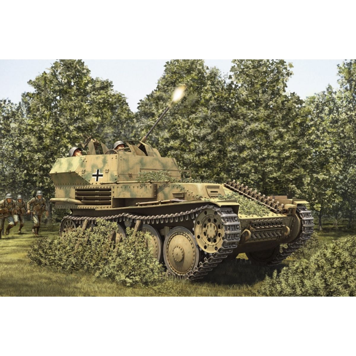 GENERICO - HOBBYBOSS 80140 GERMAN 2CM FLAK 38 PZ KPFW 38 ( T ) 1-35