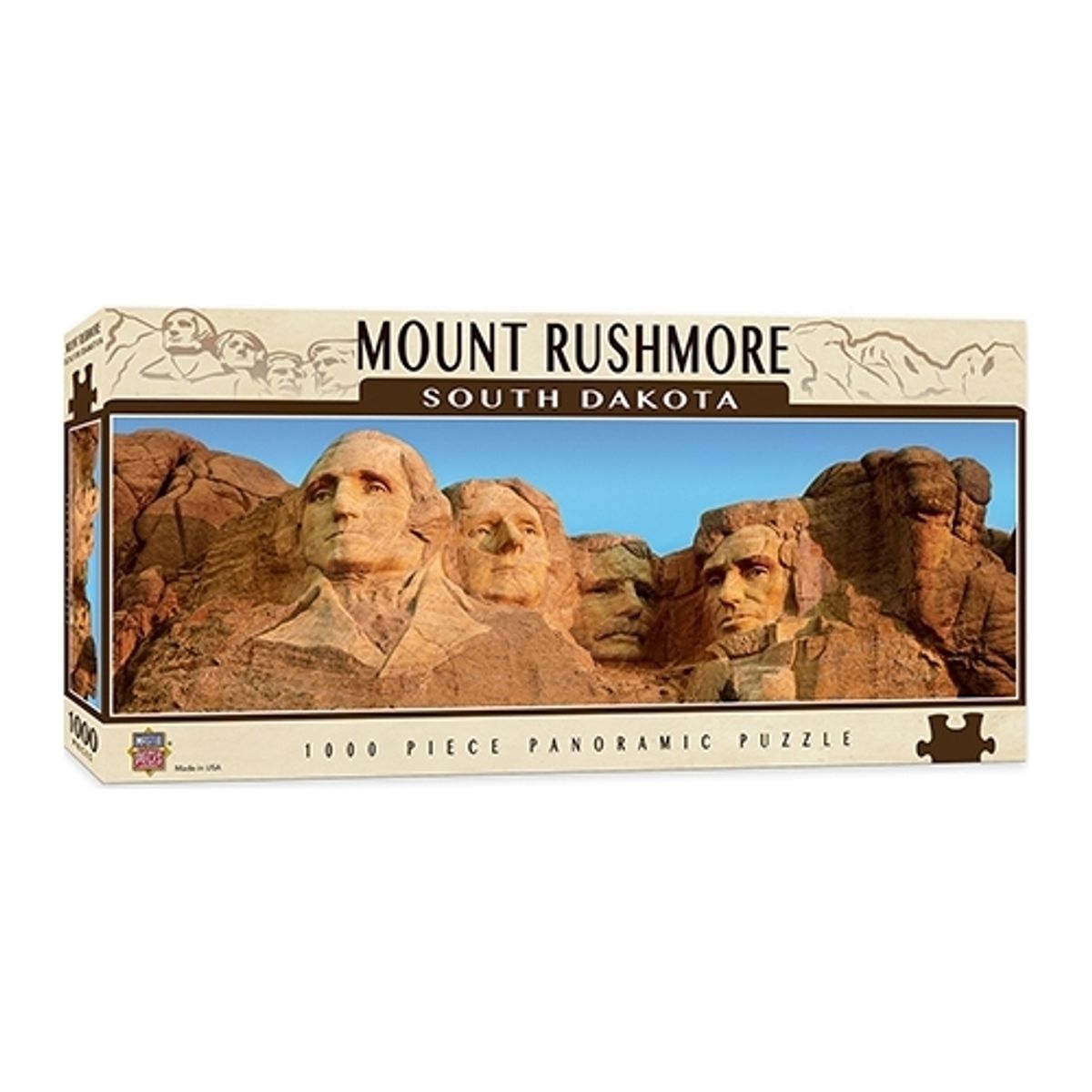 GENERICO - MASTERPIECES 71583 MOUNT RUSHMORE PUZZLE 1000 PIEZAS PANO