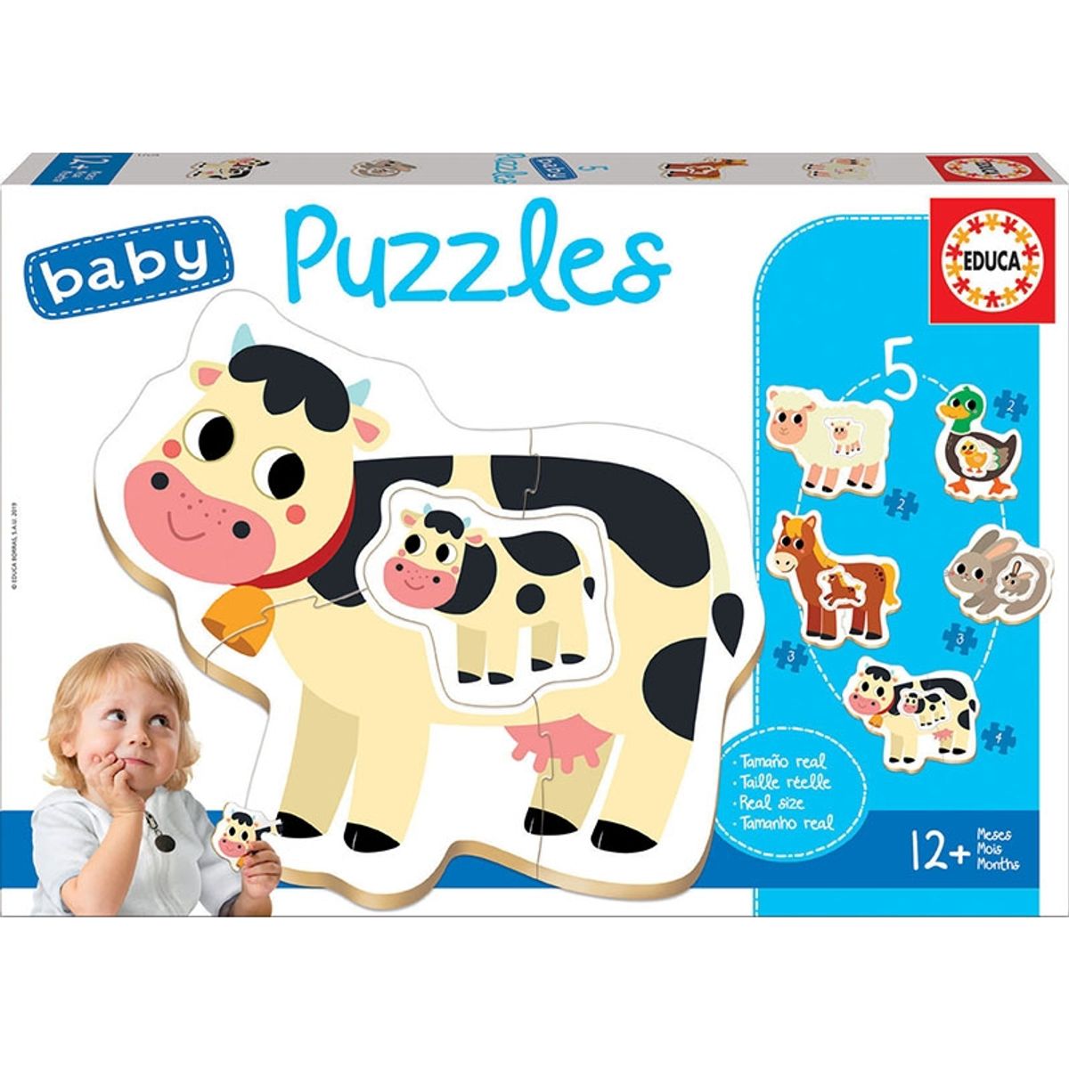 EDUCA - EDUCA 17574 BABY PUZZLE ANIMALES DE LA GRANJA
