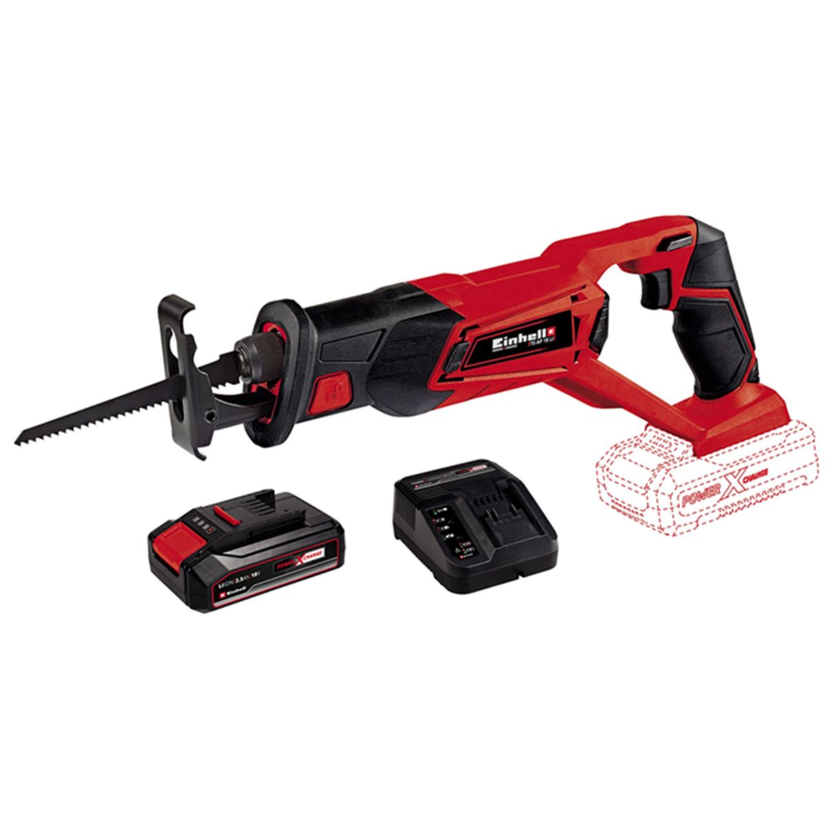 EINHELL - Sierra Sable Inalambrica 18v Bat+ Cargador Einhell 4326300