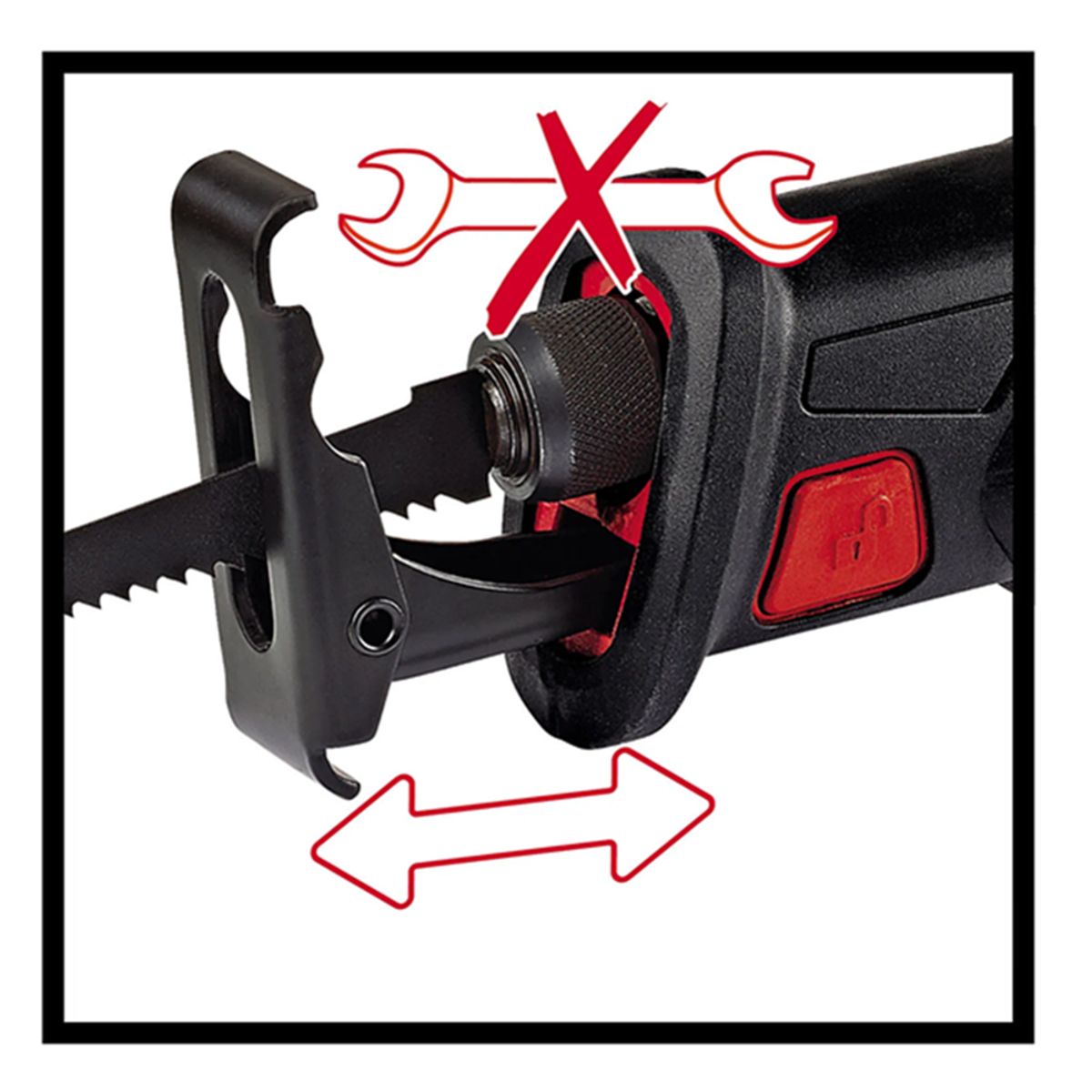 EINHELL - Sierra Sable Inalambrica 18v Bat+ Cargador Einhell 4326300