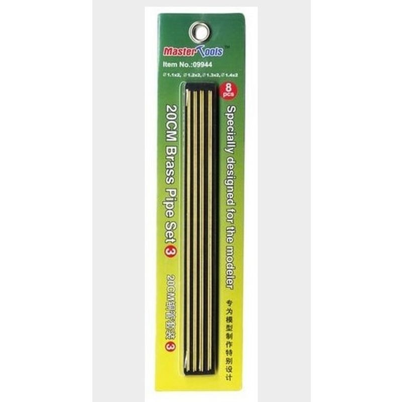 GENERICO - TRUMPETER 09944 20CM BRASS PIPE SET 3 1.1,1.2,1.3,1.4 * 8