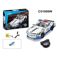 GENERICO - DOUBLEEAGLE C51006W RC POLICE CAR BUILDING BLOCK