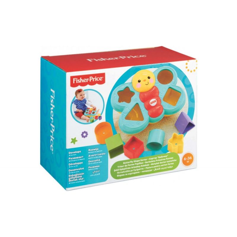 MATTEL - MATTEL DJD80 FISHER PRICE MARIPOSA DE BLOQUES DIVERTIDOS