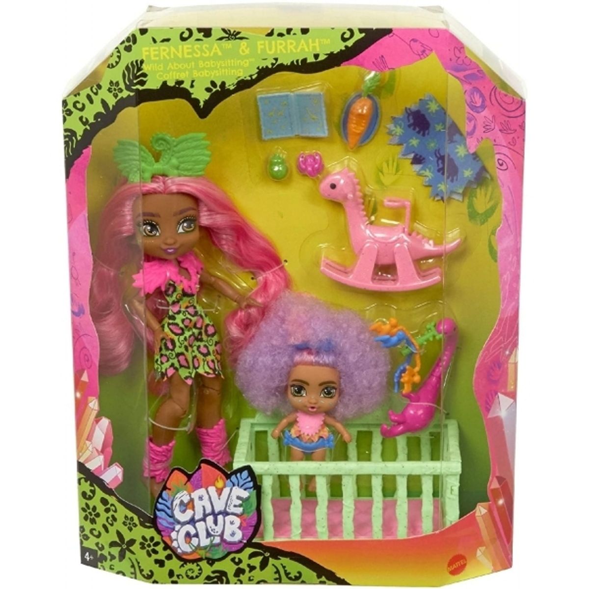MATTEL - MATTEL GNL92 CAVE CLUB BABYSITTER 2 PACK
