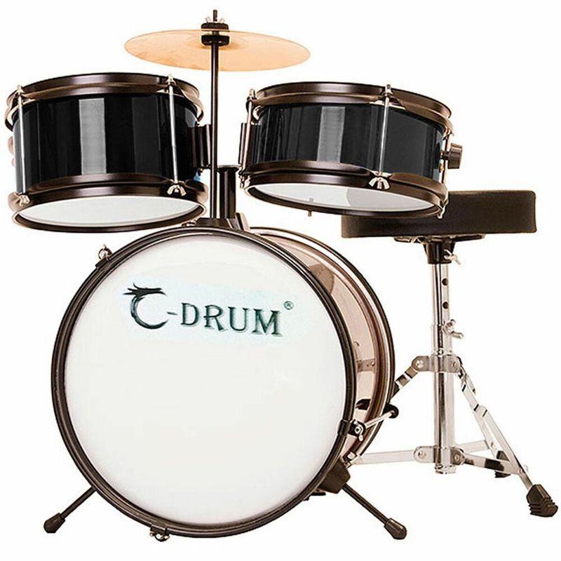 GEN - BATERIA PARA NINO COLOR NEGRO.