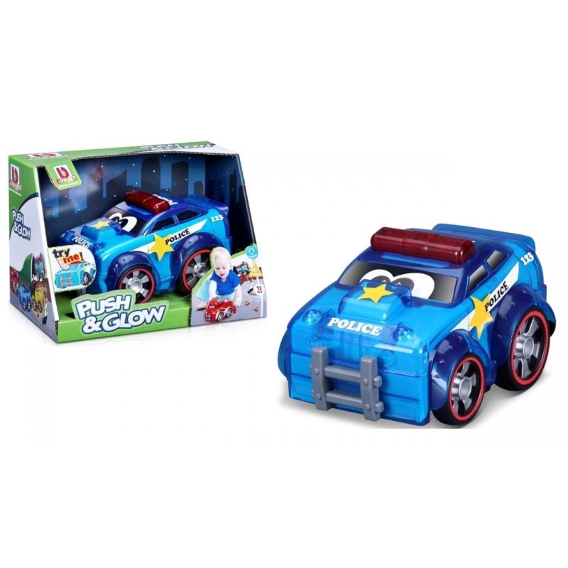 BBURAGO - BURAGO 89004 PUSH AND GLOW POLICE CAR