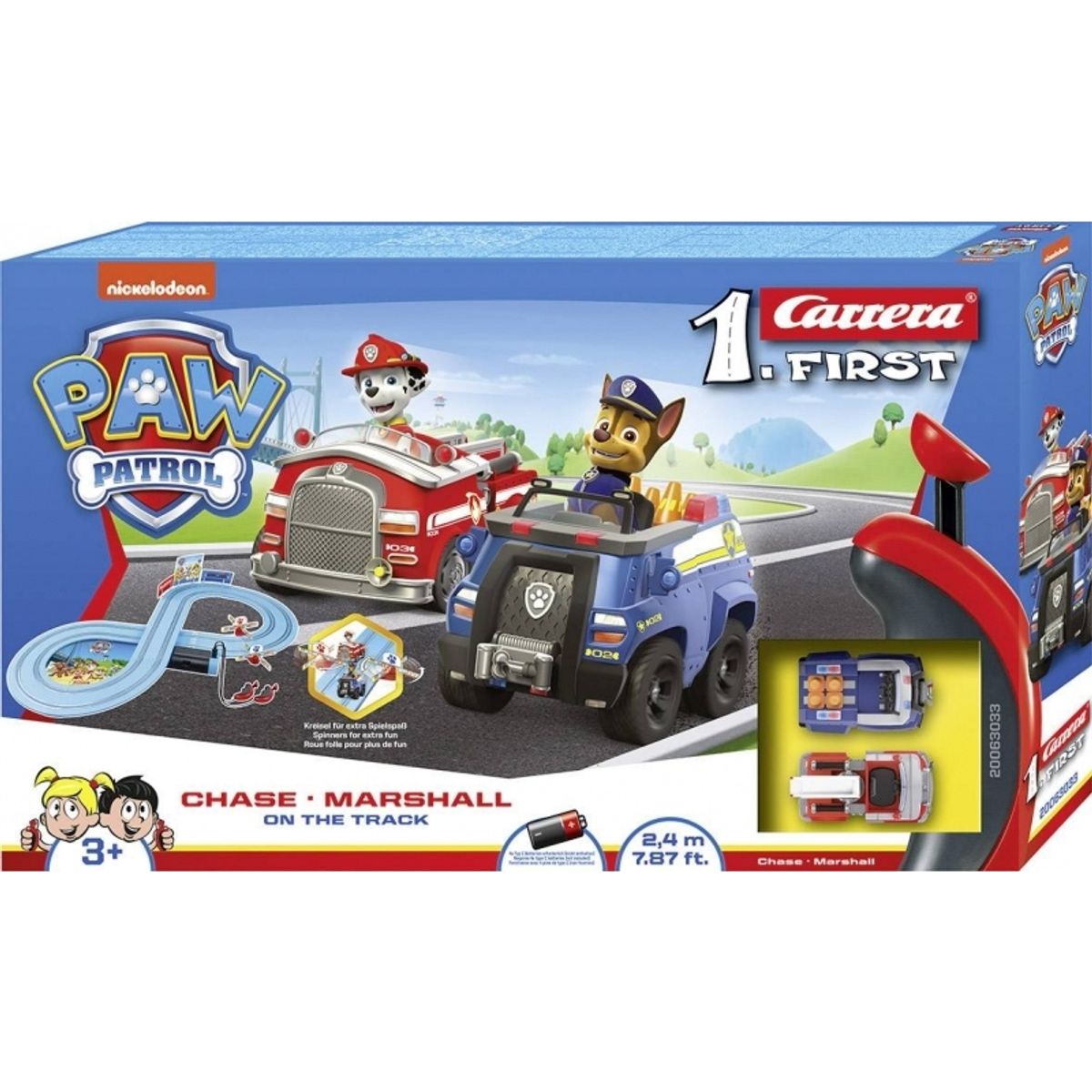 CARRERA - CARRERA 20063033 PAW PATROL ON THE TRACK 2.4M SERIE FIRST