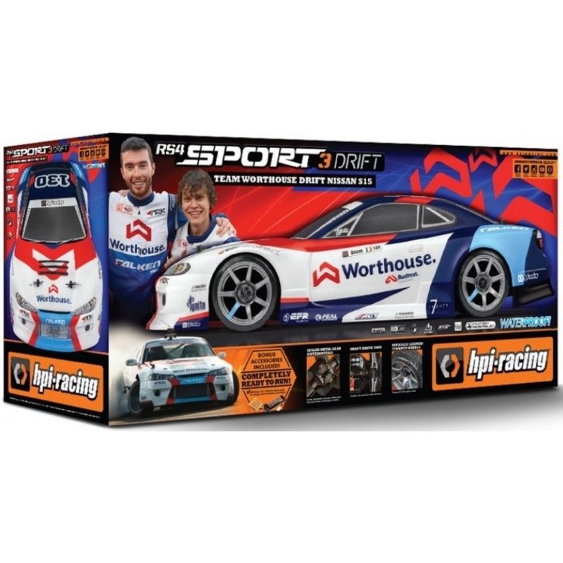 GENERICO - HPI 120097 RS4 SPORT 3 DRIFT WORTHOUSE JAMES DEAN NISSAN S15