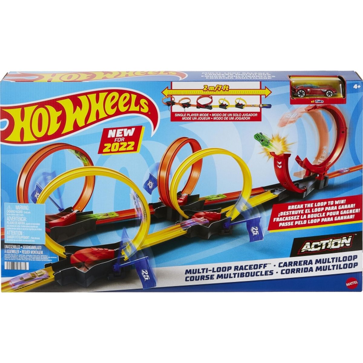 MATTEL - MATTEL HDR83 HOT WHEELS ACTION PISTA COMPETENCIA SUPER LOOP