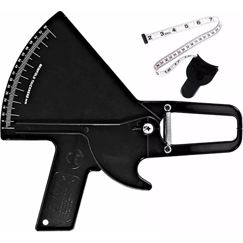 KUANGYE - Caliper Medidor De Grasa Corporal Adipometro  Cinta Métrica