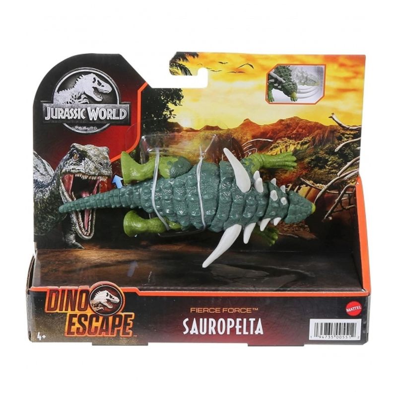 MATTEL - MATTEL HBY67 JURASSIC WORLD SAUROPELTA TAIL STRIKE FIGURE