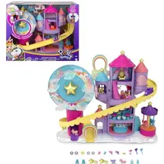 MATTEL - GYK44 POLLY POCKET RAINBOW FUNLAND THEME PARK PLAYSET