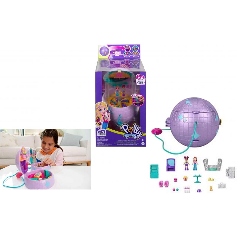 MATTEL - MATTEL HCG24 POLLY POCKET ESTUCHE SKATING