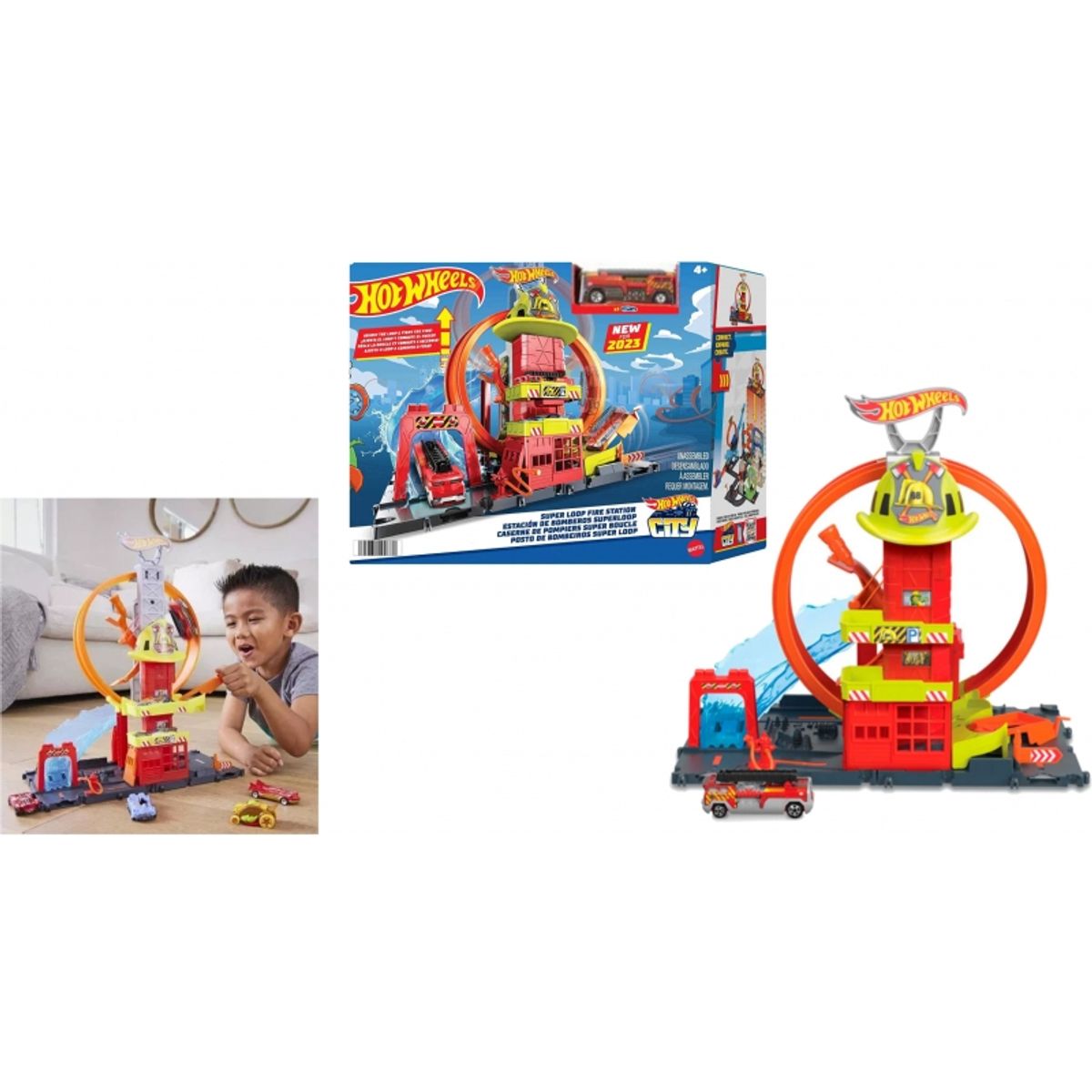 MATTEL - MATTEL HKX41 HOT WHEELS CITY ESTACION DE BOMBEROS