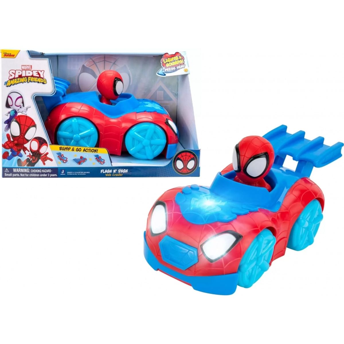GENERICO - IMEX SNF0124 SPIDEY VEHICULO LUZ Y SONIDO