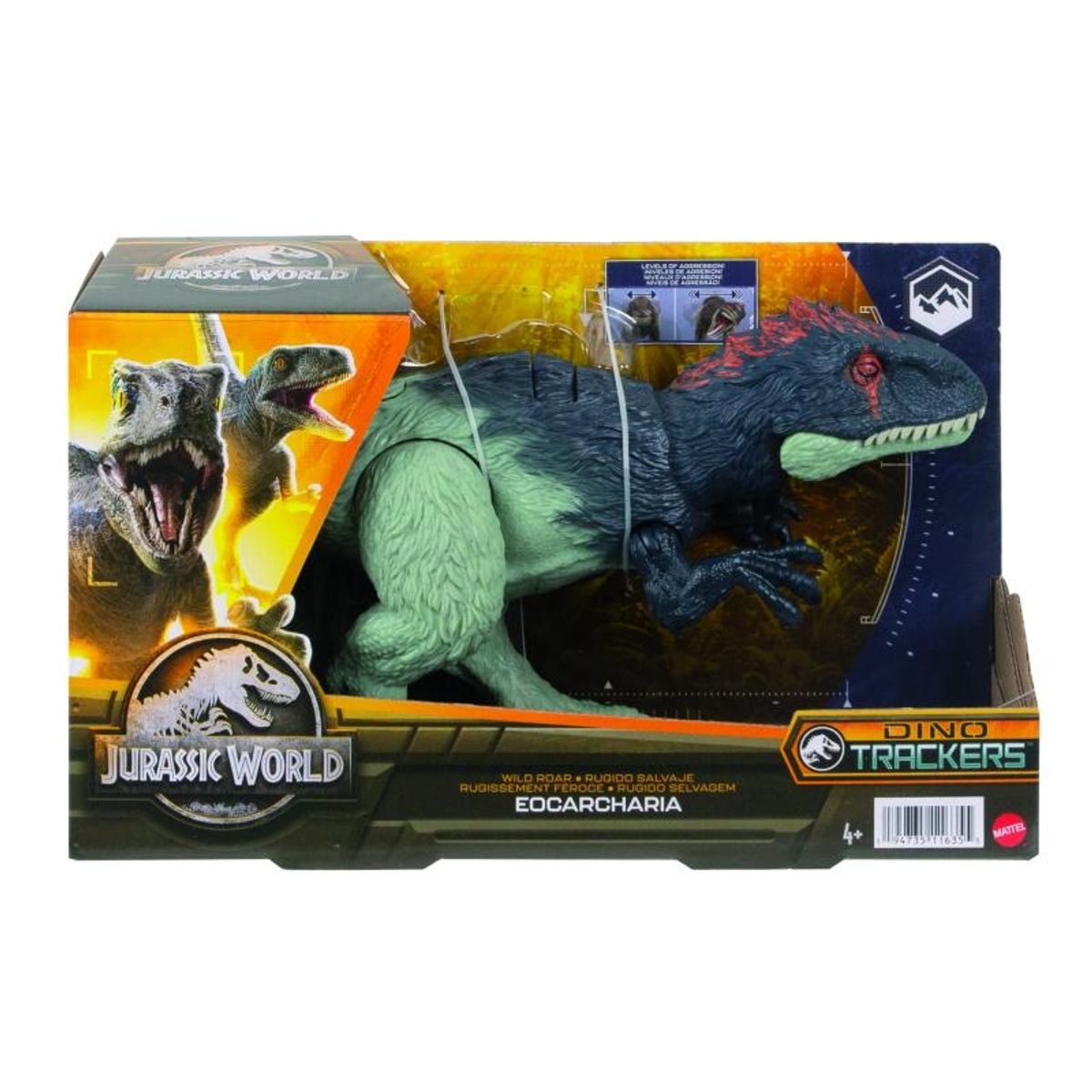 MATTEL - MATTEL HLP17 JURASSIC WORLD WILD ROAR EOCARCHARIA