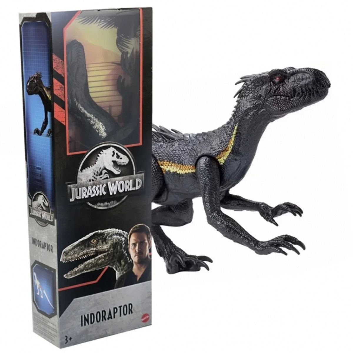MATTEL - MATTEL FNY45 JURASSIC WORLD INDORAPTOR FIGURA BASICA DE 12