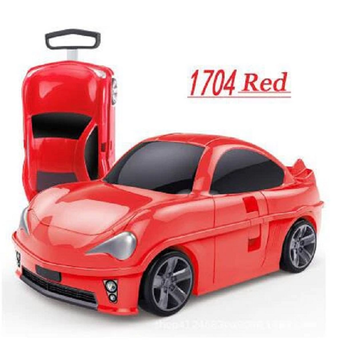 GENERICO - Maleta Para Niños Tipo Automovil Para Viaje Colegio Y Jugar