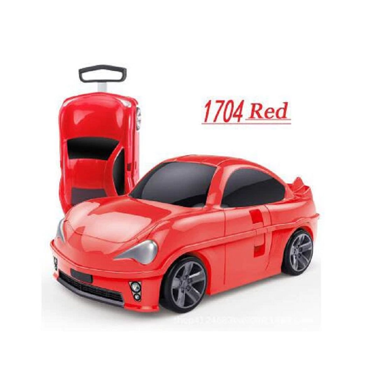 GENERICO - Maleta Para Niños Tipo Automovil Para Viaje Colegio Y Jugar