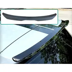 GENERICO - Alerón trasero plastico negro gloss medida 99 5cm x 10cm