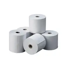 GENERICO - Pack 5 Rollos Papel Termico 80mm x 80mts 48gr