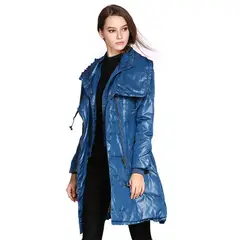 GENERAC - Chaqueta Parka Mujer Térmica Impermeable YMOSS Iconic Azul