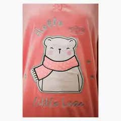 MEDIA LUNA - Pijama Mujre Plush Diseño Oso Polar