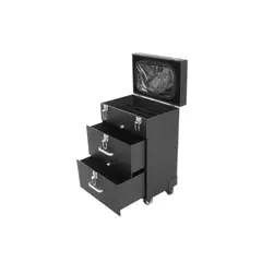 GENERICO - Maleta Multiuso Negra Manicure Tabby Maquillaje Gms