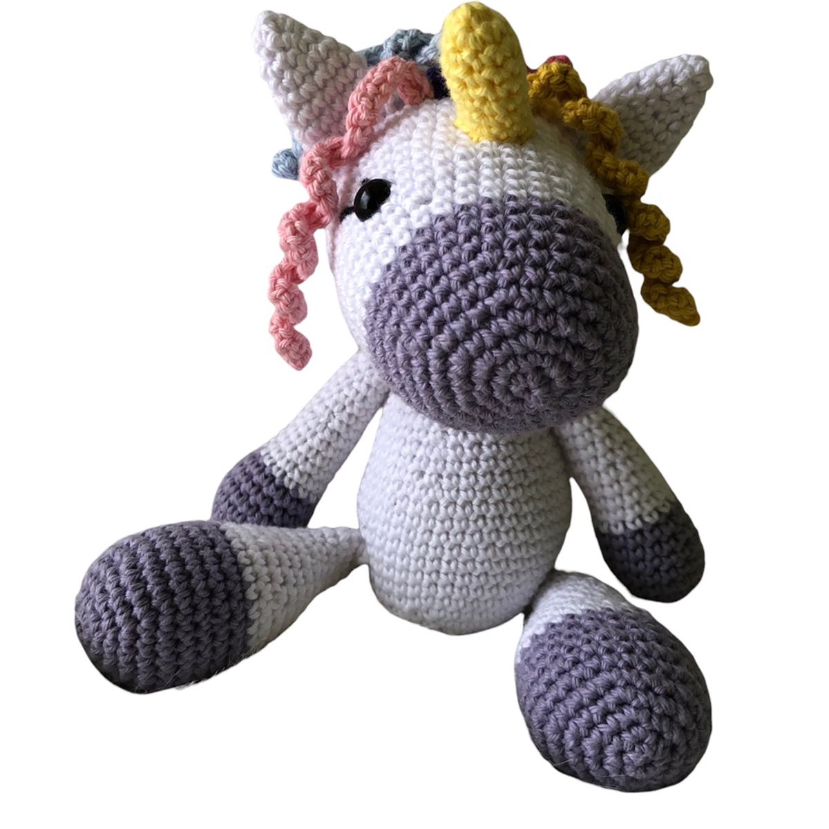 SIMPLE IDEAS - Unicornio Dos Colores Amigurumi 24 cms