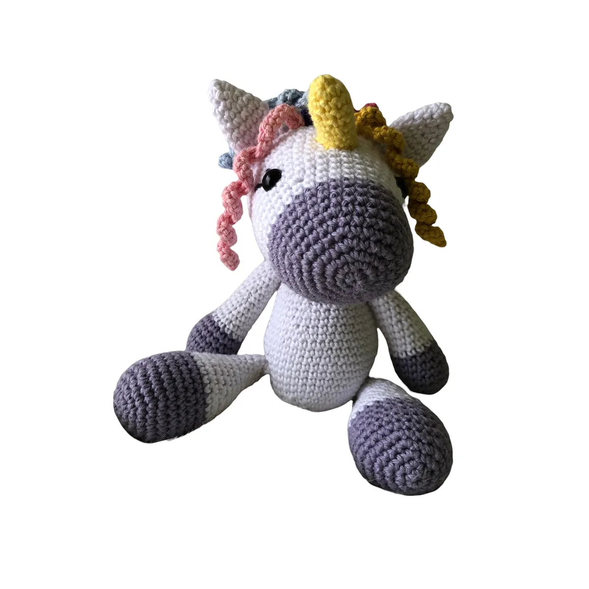 SIMPLE IDEAS - Unicornio Dos Colores Amigurumi 24 cms