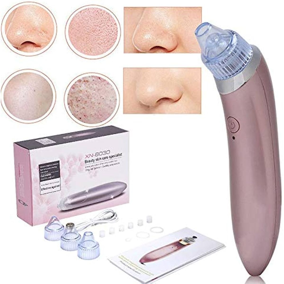 GENERICO - REMOVEDOR EXTRACTOR PUNTOS NEGROS Y ESPINILLAS LIMPIADOR