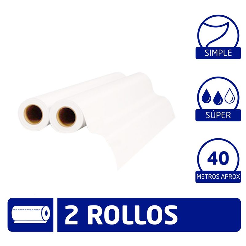 GENERICO - Sabanillas Médicas Prepicada Winroll 2 Rollos (40 mts x rollo)