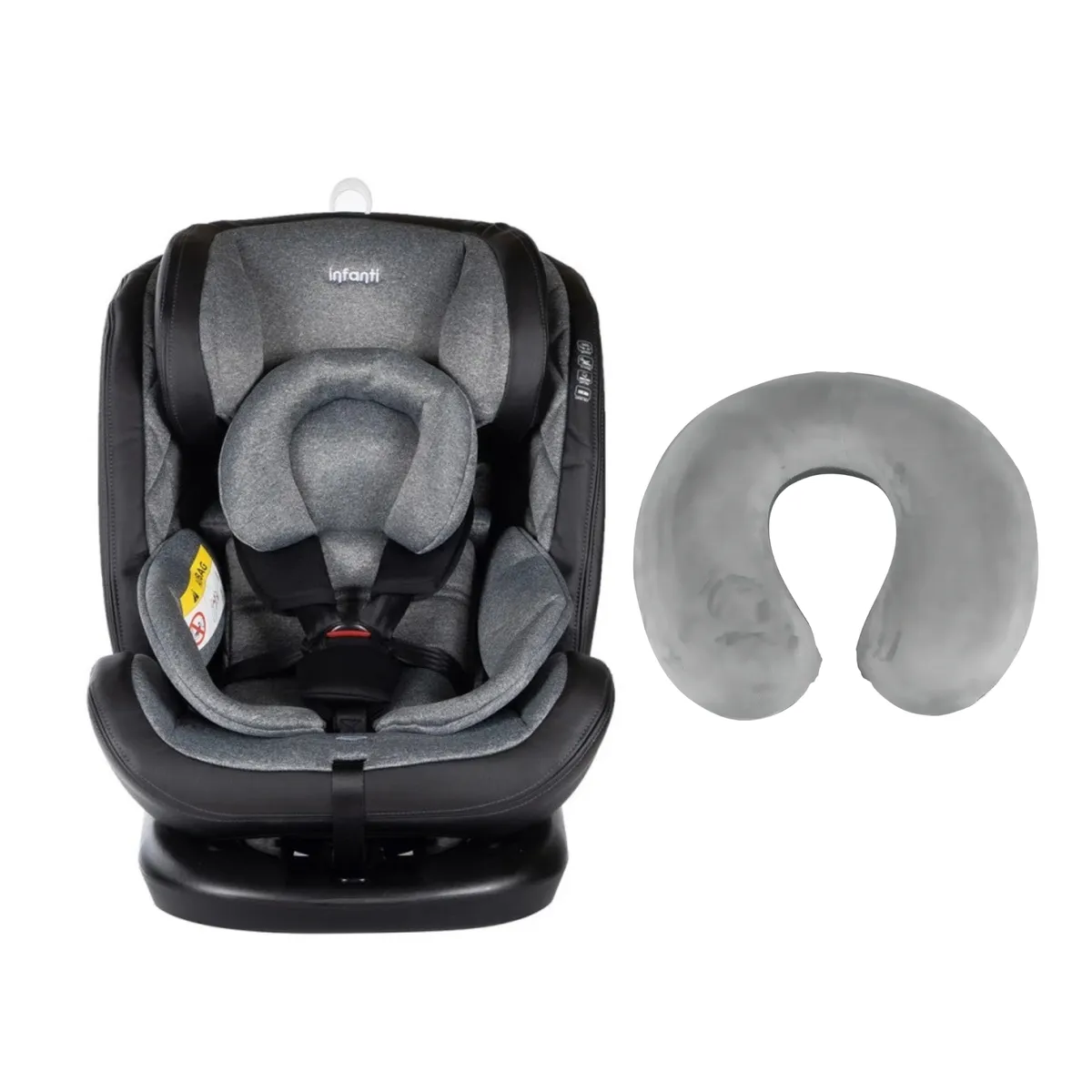 INFANTI - Silla auto I-Giro 360 Más - Cojín de cuello Gris